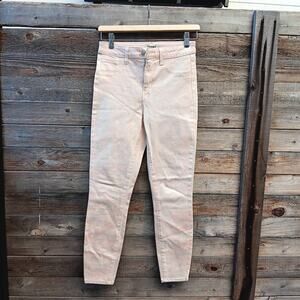 L'Agence Margot High Rise Jeans Foil Pink Size 27